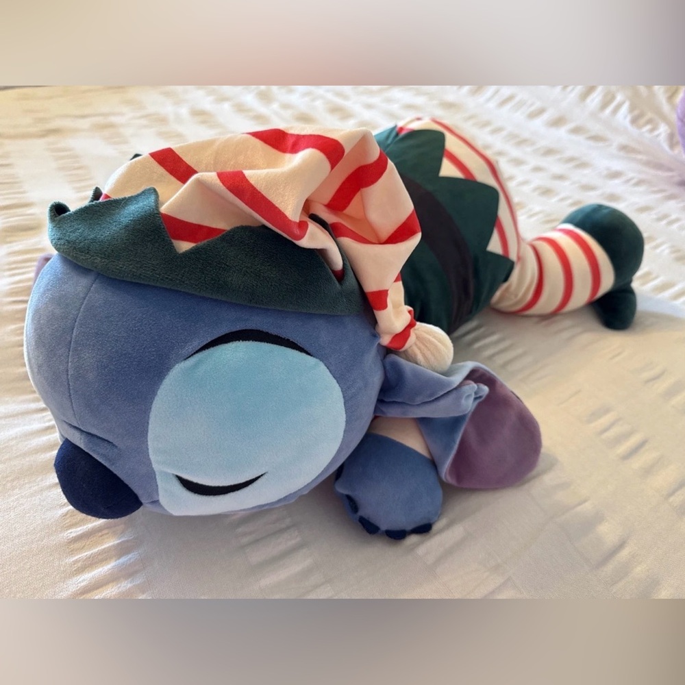 Disney Store Official Cuddleez Plush Stitch‎ Elf Big Plush Super Soft 24in